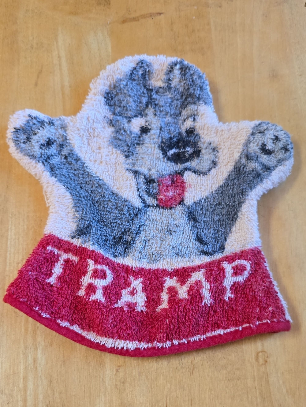Lady And The Tramp Vintage Disney Puppet Wash Cloth